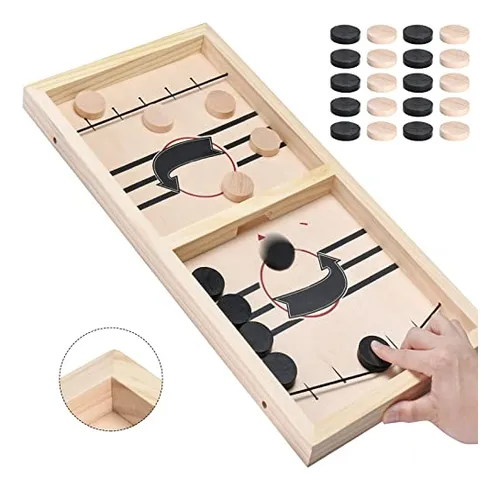 comprar Fast Sling Puck Game , Table Desktop Battle Wooden Hock...