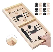 Comprar Fast Sling Puck Game , Table Desktop Battle Wooden Hock...