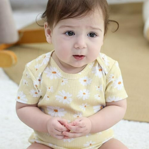 Body De Algodón Para Bebé Recién Nacido Ruliby Unisex 0-12 M