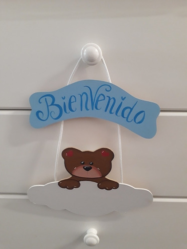 Cartel De Bienvenida Bebe Ositos