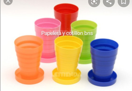 Vasos Telescopicos Plegable Caritas X 10