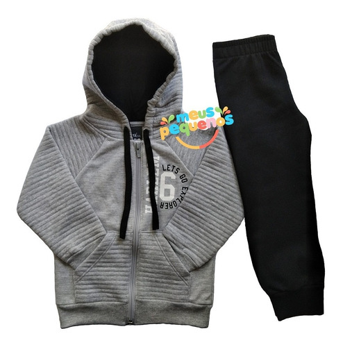 Imagem 2 de 6 de Conjunto Jaqueta E Calça Em Moletom - Harlem