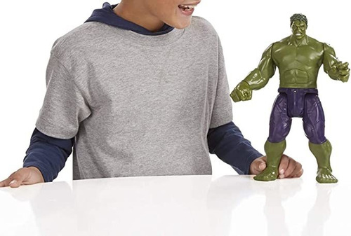 Titan Héroe Tech Electronic Hulk Figura De Acción De 12,0 En