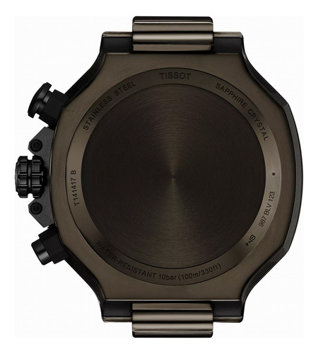 Reloj Hombre Tissot T141.417.37.061.02 T-race Correa Verde Bisel Verde Fondo Verde