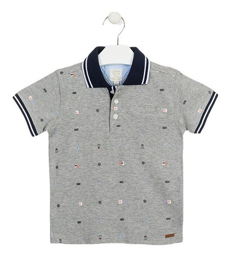 Camisa Tipo Polo Para Niño Losan 115-1791al (mim)