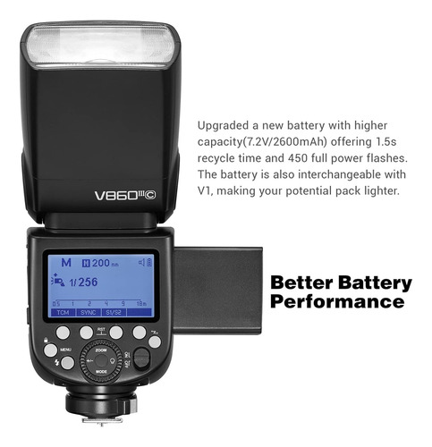 Flash Godox V860iii-n Para Cámara Nikon Flash Speedlite Sp..