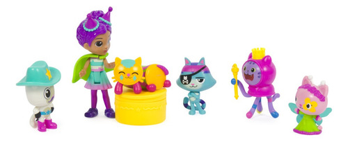 Gabby's Dollhouse, Set Figuras, Gabby, 5 Figuras De Gatitos