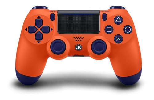 Controle joystick sem fio Sony PlayStation Dualshock 4 ps4 sunset orange