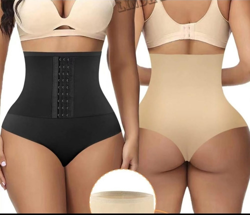 Faja Bombacha Colaless Reductora Abdominal Y Moldeadora Negro M