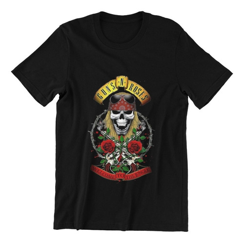 Polera Unisex Guns N' Roses Rock Musica Axl Algodon Estampad