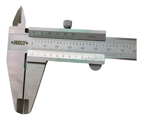 Vernier Insize 8 Pulg/200 Mm, Analogo/mecanismo De Tornillo