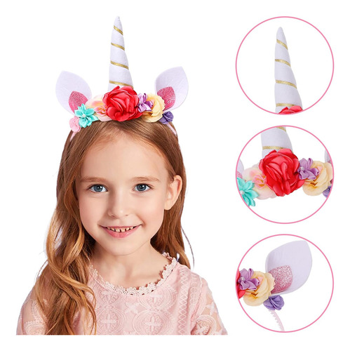 Disfraz De Unicornio Tacobear Para Niñas Con Guantes Esponjo