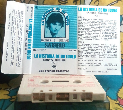 Cassette - La Historia De Un Idolo - Sandro Vol 1