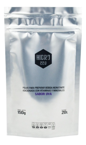 Bebida Hidratante Sin Azúcar Hidro 220 Para 20 Lts (10 Pzs)