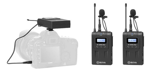 Sistema Boya Inalámbrico De Doble Canal Uhf By-wm8-pro-k2