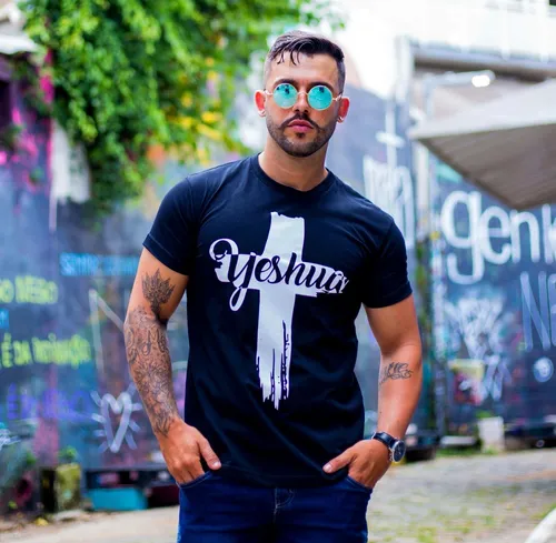 Camiseta evangelica masculina sales