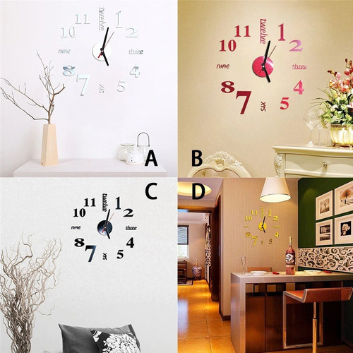 Reloj De Pared Decorativos Modernos Minimalistas Lujoso!!