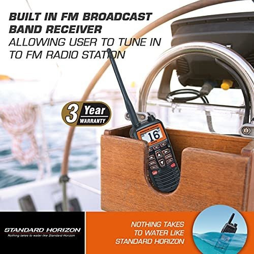 Hx210 Radio Vhf Color Negro