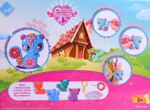 Imagen 5 de 7 de Dulces Mascotas Para Decorar Con Strass El Duende Azul