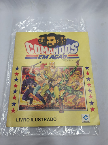 Album De Figurinhas Comandos Em Ação Cedibra 1987 Estrela 