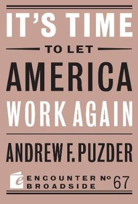 Libro It's Time To Let America Work Again - Andrew F. Puz...