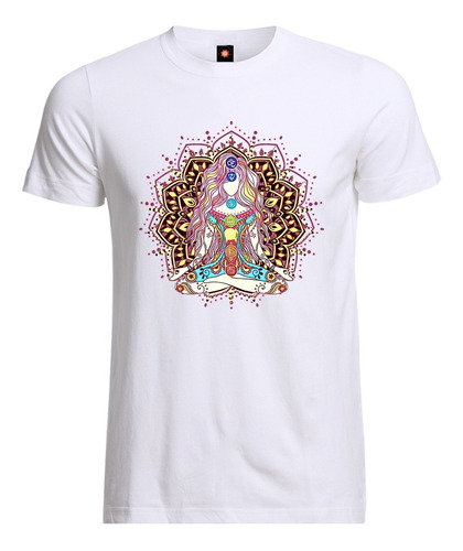 Remera Estampada Varios Diseños Meditacion Mandala Chakras