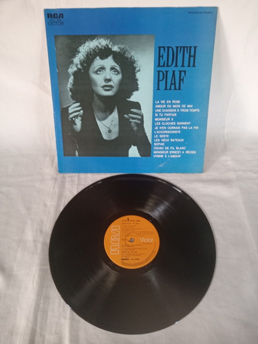 Lp Edith Piaf Musica Francesa Chanson Lp Mexicano De 1978