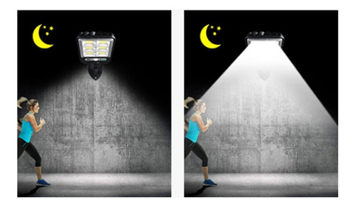 72cob Potentes Luces De Calle Solares Al Aire Libre Solar