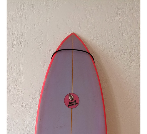 Tabla De Surf, Color Rosa Y Morado, Laminado Carlos Mendoza