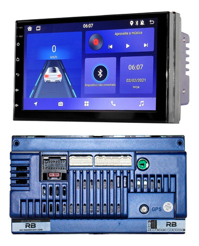 Central Multimídia Android 2gb Carplay Vw Touareg 08-10