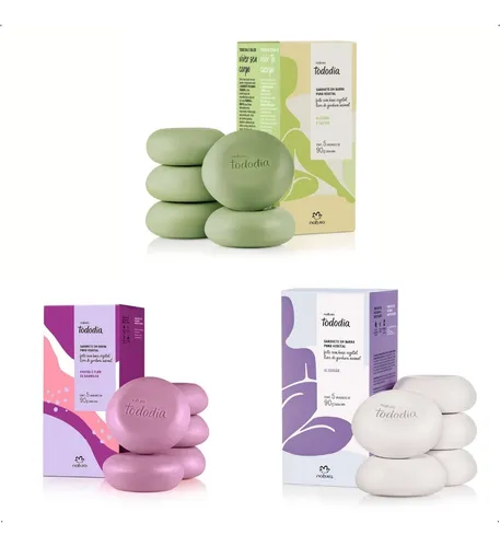 comprar Kit Combo 3 Caixas Sabonete Tododia Com 5 Unidades 90g comprar Kit Combo 3 Caixas Sabonete Tododia Com 5 Unidades 90g