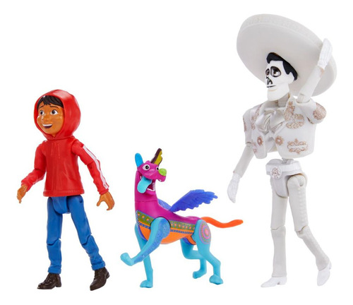 Bonecos Coco Disney Pixar 3 Figuras Storytellers Mattel Hmm0