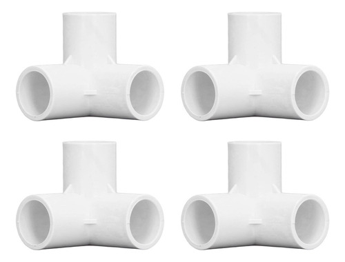 G Conector De Esquina En T De Pvc, 10 Piezas, 20 Mm De