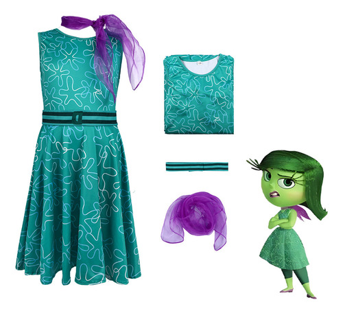Costume Inside Out Joy Cosplay Costume Joy Disgust Outfits