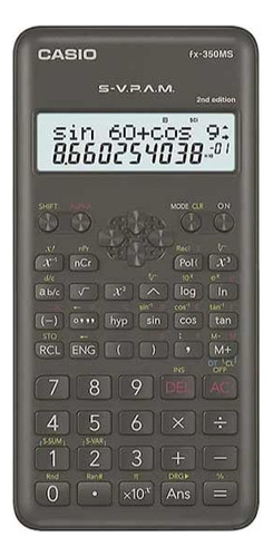 Calculadora Cientifica Casio Fx-350ms Circuit Color Negro