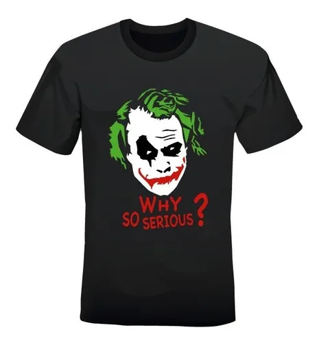 Camiseta joker why so serious sale