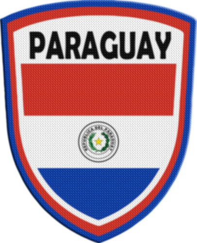 Parche Termoadhesivo Escudo Paraguay