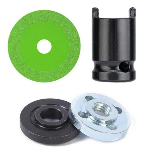 Juego De Discos De Corte Q4glass Con Adaptador, 10 Cm, Ultra