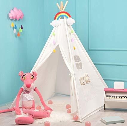 Sumerice Tipi Tienda De Campaña Para Niños De Juguete Con Fu