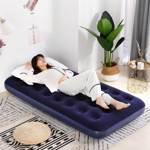 Colchón Inflable Portátil Cama De Aire Individual Plegable