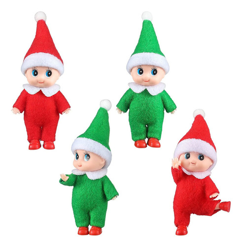 Muñeco De Elfo De Navidad Muñeco De Duende Juguete De...