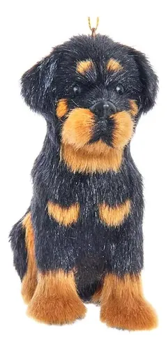 Rottweiler - Adorno Perro - Adorno De Rottweiler Peludo...