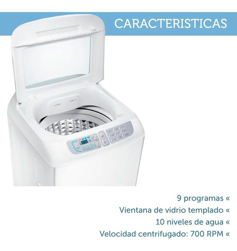 Imagen 5 de 8 de Lavarropas Samsung Wa80f5s4udw 700rpm Wa80 8kg Superior