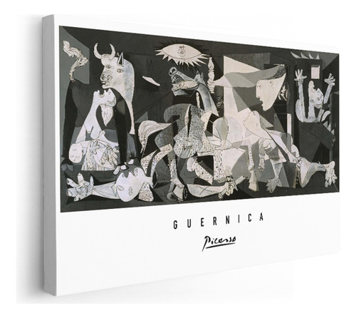 Cuadro Canvas Algodón Guernica De Picasso 90x60