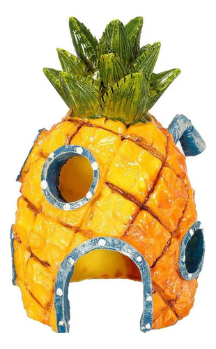 C Decorative Adorn For Pecera, Resina, Piña, Bob Esponja A9