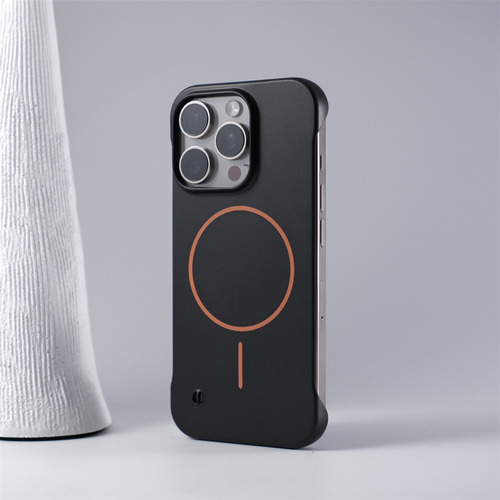 Fundas Magnéticas Sin Marco Para iPhone 16, 15, 14, 13, 12 Pro Max, Magsafe, Funda Trasera Ultrafina Y Dura Para Pc