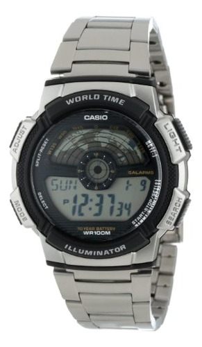 Reloj Casio Ae1100wd-1a Sport Multi-function Grey Dial Para 