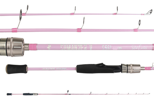 Vara Molinete Albatroz Comander Girl 1,68m 8-17lbs Inteiriça