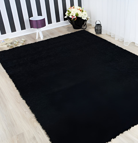 Alfombra Moderna Satori 160 X 230 Negra