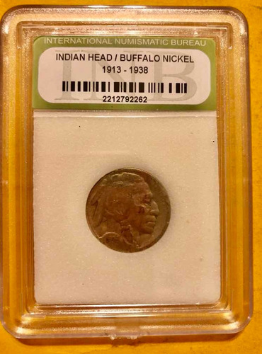 Moneda Antigua Estados Unidos De 5 Centavos Indian Head